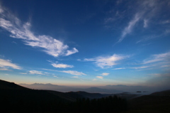 霧ヶ峰_夜明け空