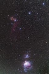 Tristar　and　Orion Nebula