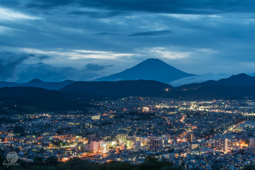 夕暮れ