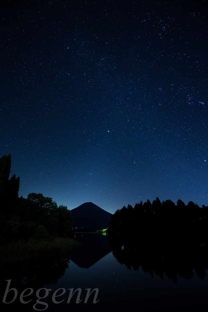 Lake Tanuki the stars