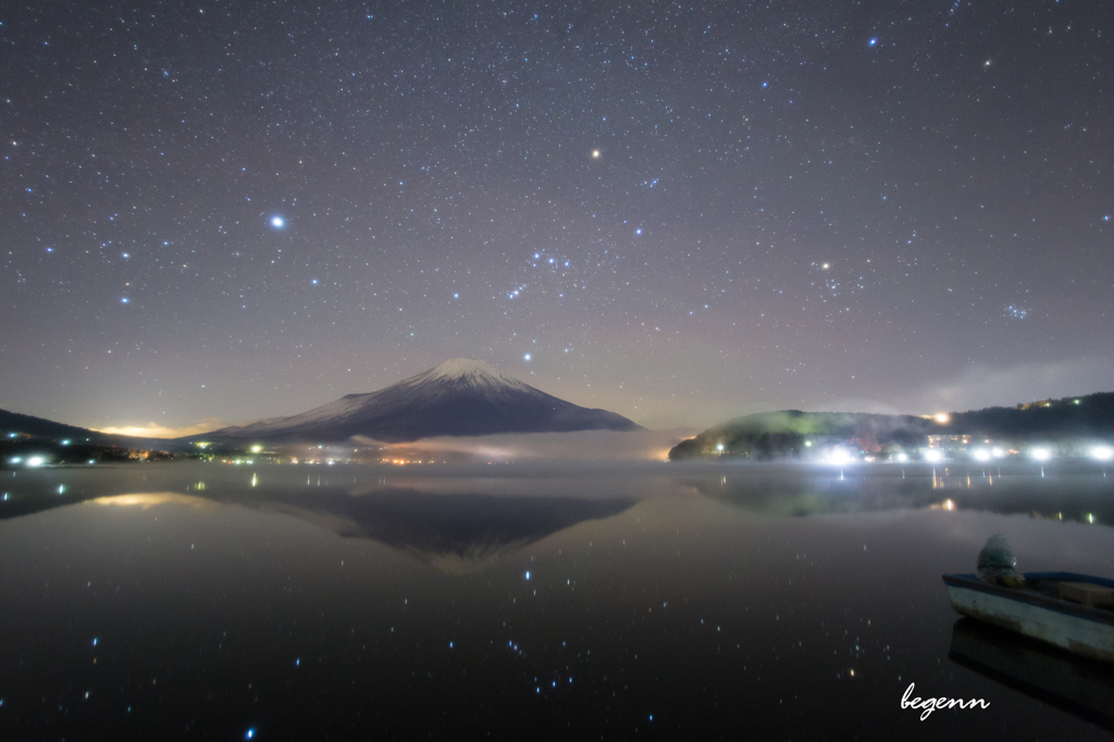 冬の山中湖