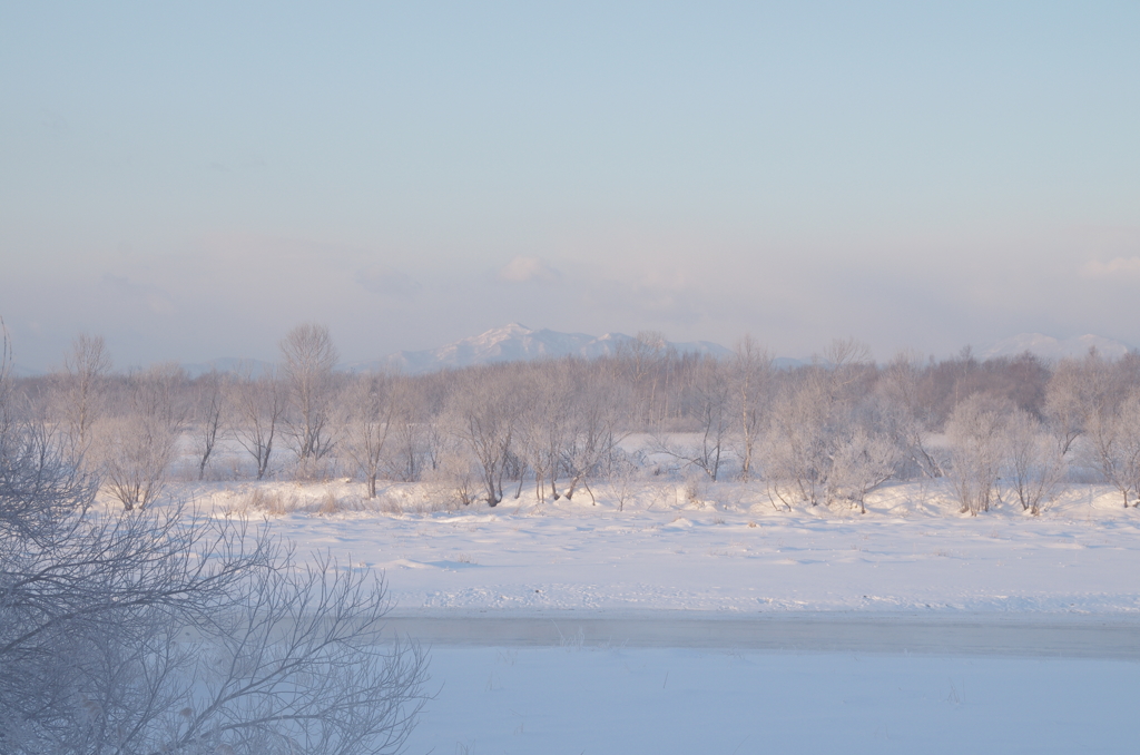 通勤風景（－20℃の朝）