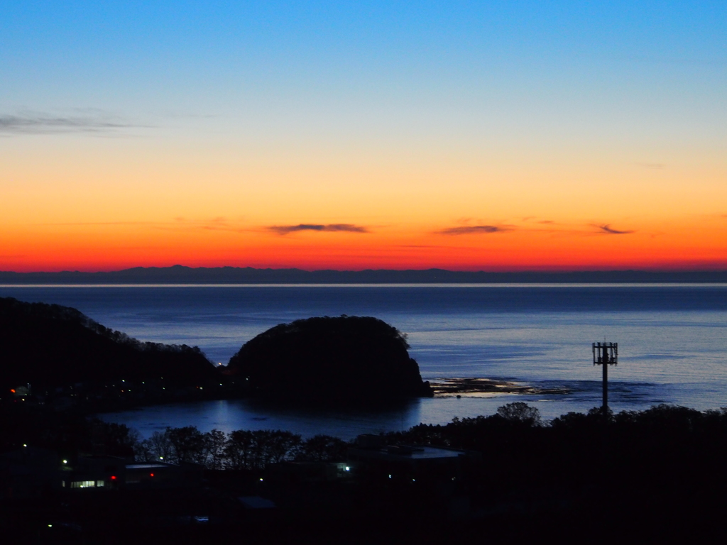 知床の夕暮れ