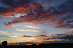 夕焼雲