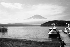 Nature「モノクロ富士山」