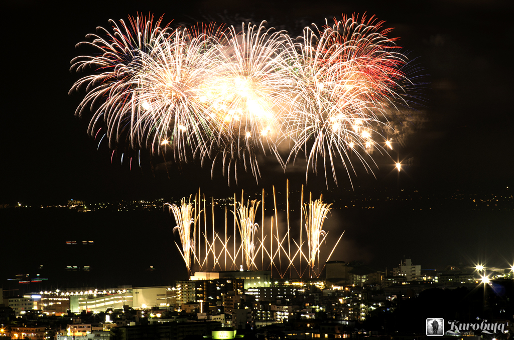 琉球海炎祭を遠くから