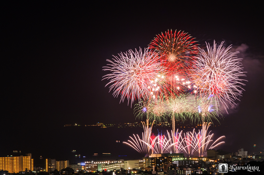 琉球海炎祭を遠くから