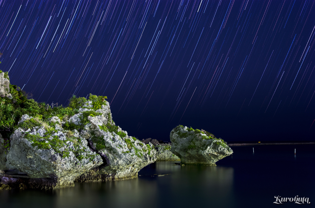 【星景写真】　浜比嘉島　