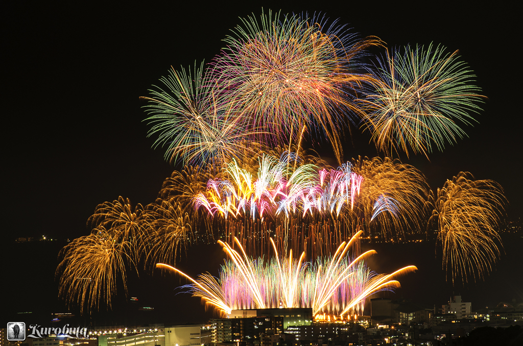 琉球海炎祭を遠くから