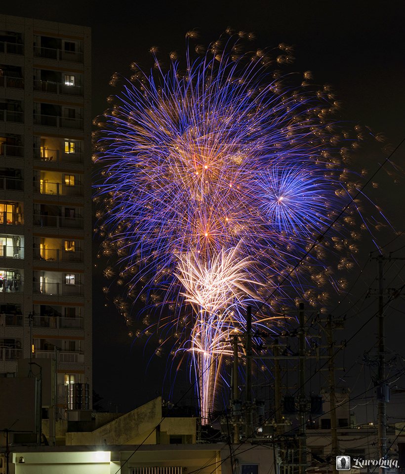路地裏花火鑑賞