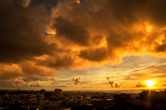 沖縄 夕日 