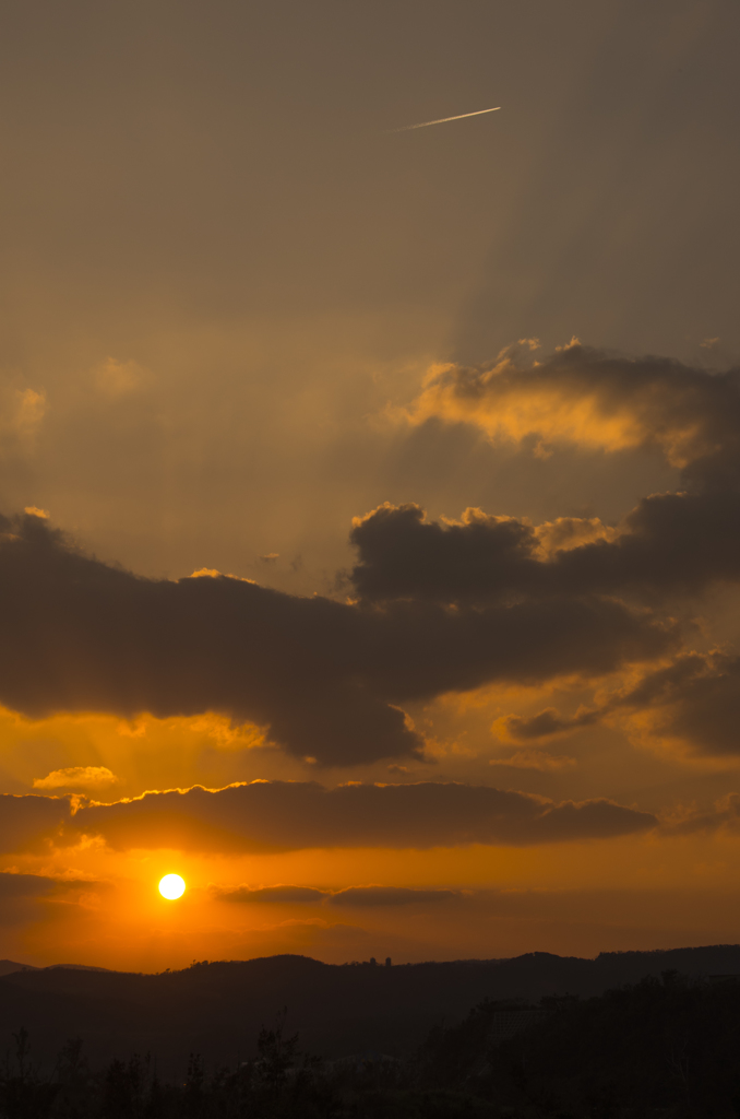 沖縄　夕日