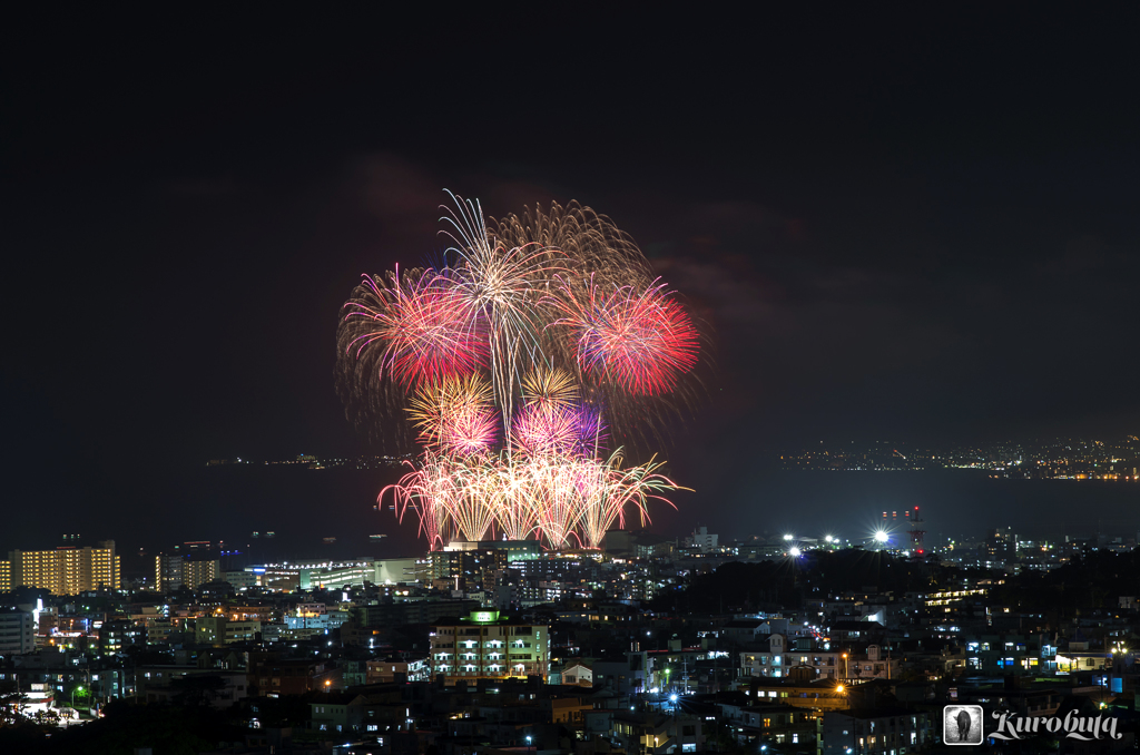琉球海炎祭を遠くから