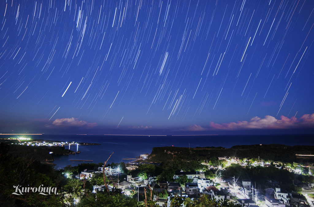 【星景写真】　うるま市　宮城島　