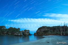 【星景写真】　浜比嘉島　