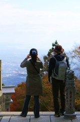 若き二人と故郷の空