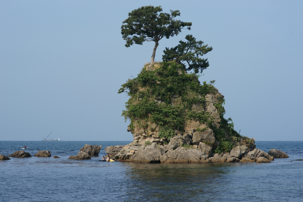 雨晴海岸　女岩