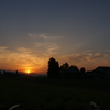 夕日