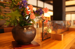 いのくち椿館　カウンター