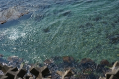 日本海だって　エメラルドグリーン