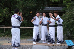 祭りの若人達