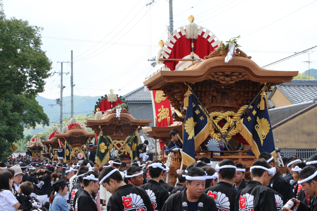 岸和田だんじり祭　山手