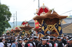 岸和田だんじり祭　山手