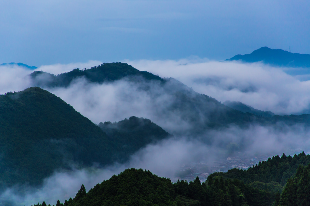 榛原戒場の雲海