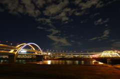 五色桜大橋と江北橋