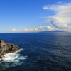 門脇崎から望む大島