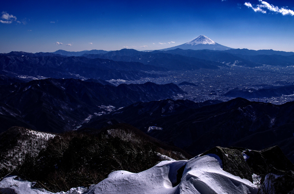 山頂から