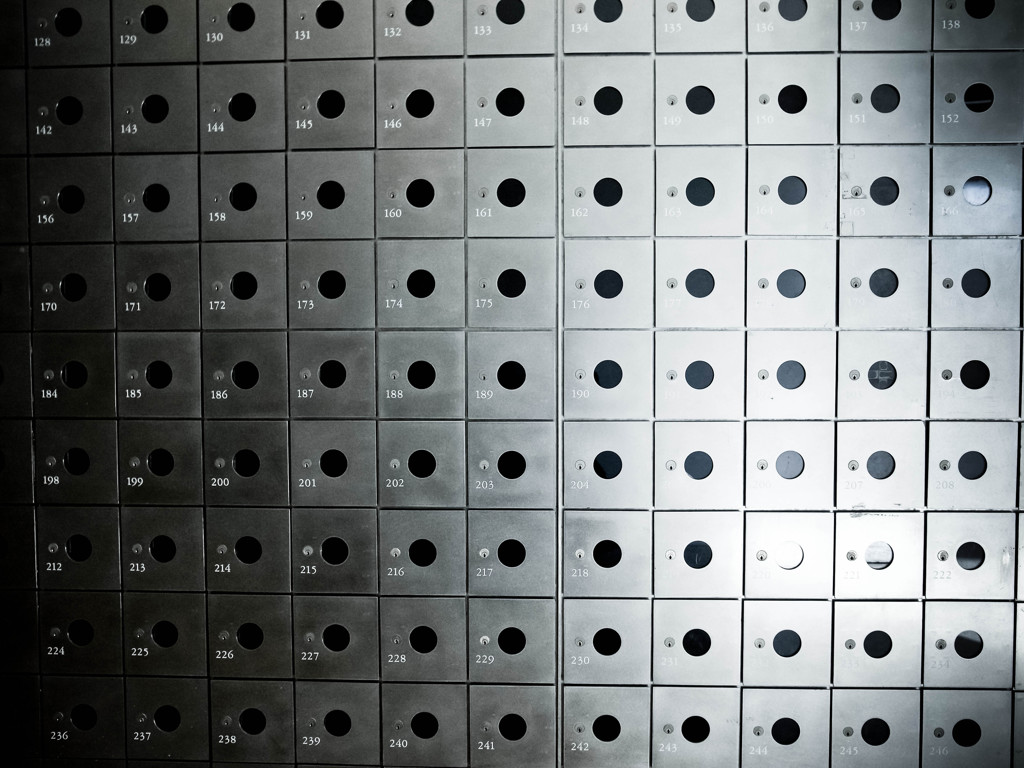 a wall of umbrella stand