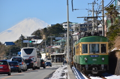 富士山を眺めながら