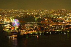 夜の港