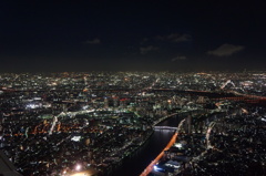 スカイツリーからの夜景