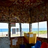 窓からみえるオホーツク海