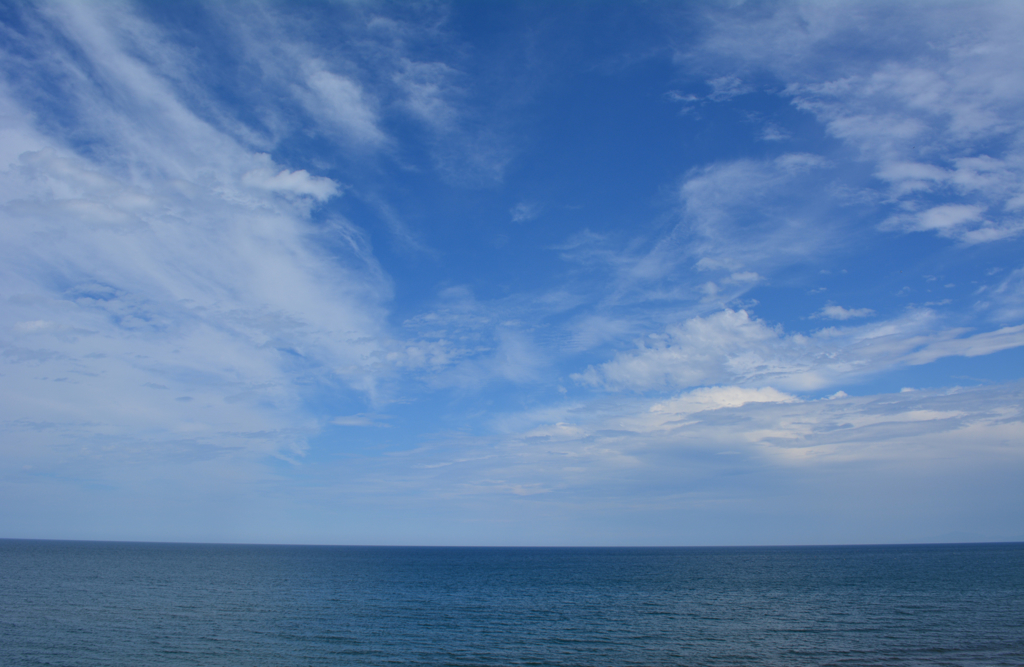 夏のオホーツク海