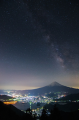 Mt.Fuji & MilkyWay 