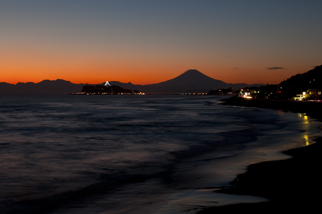 夕景　稲村ケ崎