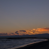 夕景　茅ヶ崎海岸
