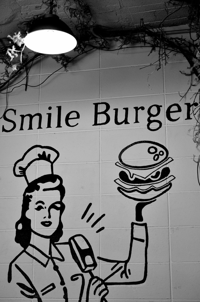 辿り着いたバーガーショップ