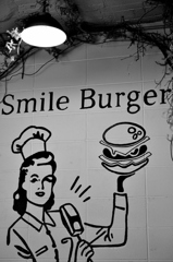 辿り着いたバーガーショップ