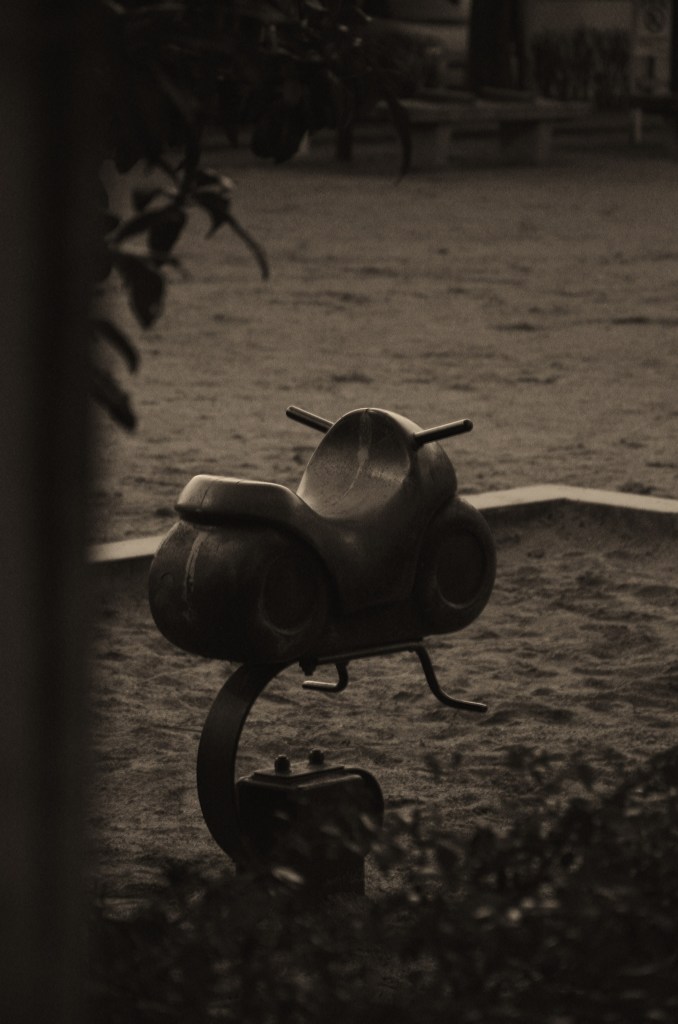 waiting for boss in a park