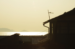 男木島の夕日
