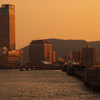 灯台と夕焼け　#02