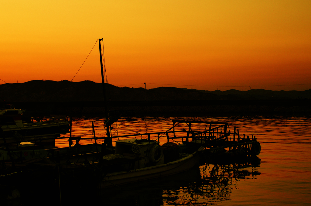 瀬戸内の夕陽