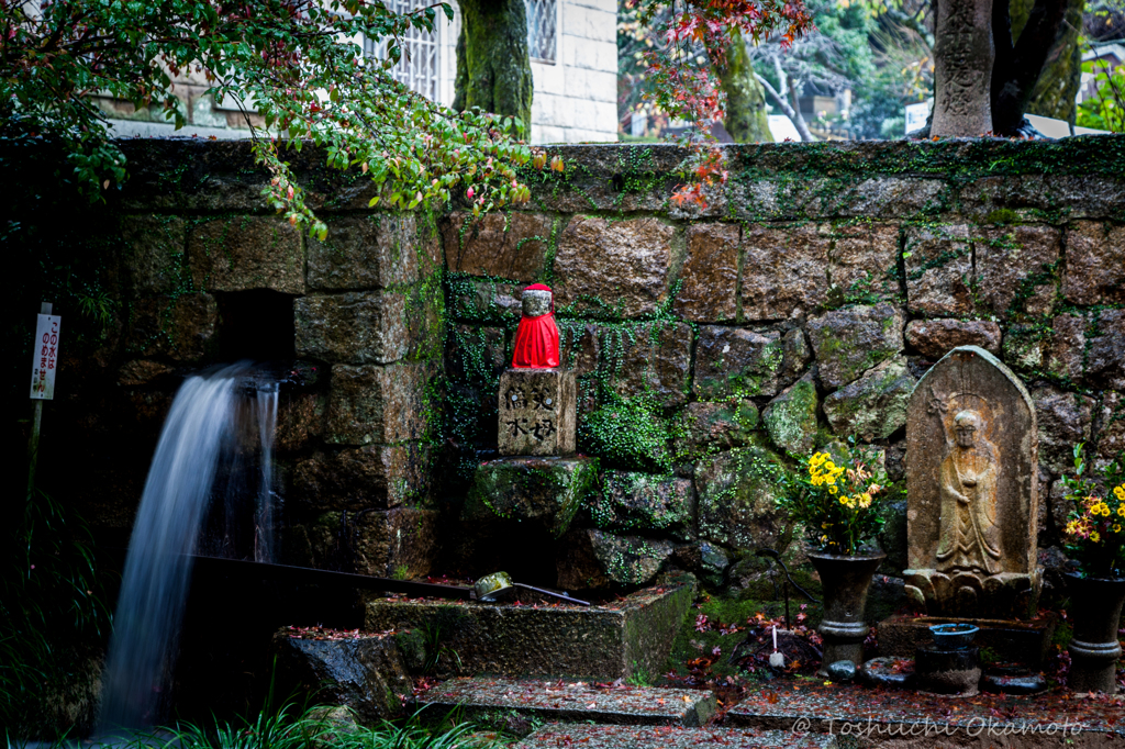 雨のお地蔵さん