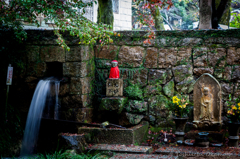 雨のお地蔵さん