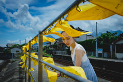 HANA　島原鉄道　大三東駅