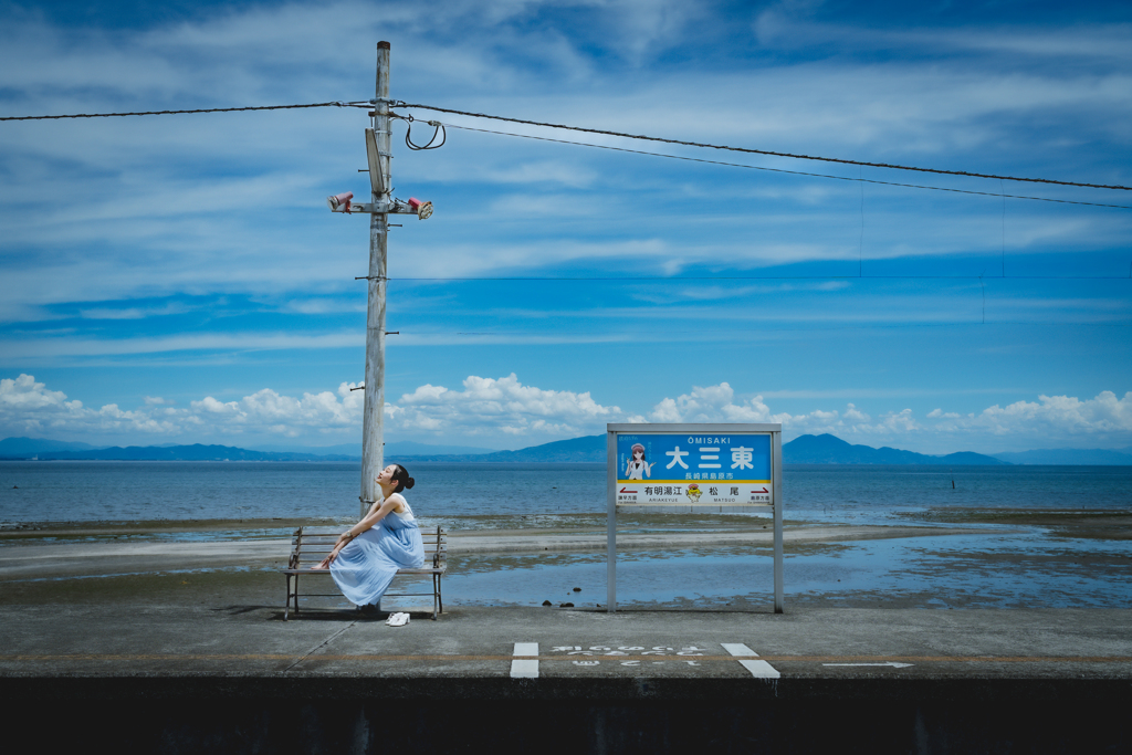 HANA　島原鉄道大三東駅